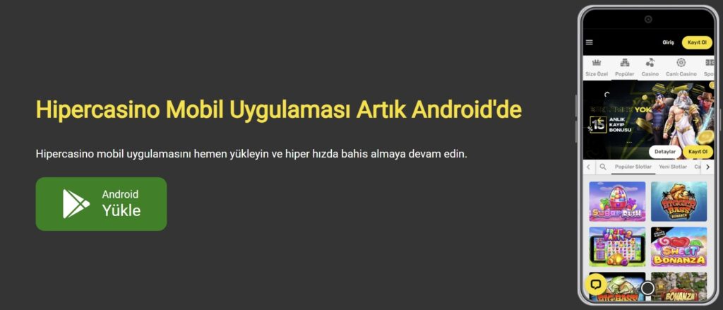 HiperCasino uygulamasının önizlemesi #1
